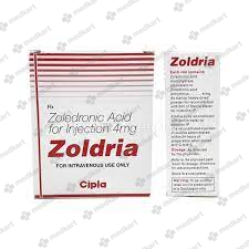 ZOLDRIA 4MG INJECTION 5 ML