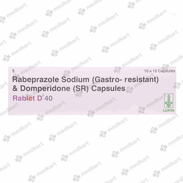 RABLET D 40MG CAPSULE 10'S