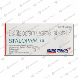 STALOPAM 10MG TABLET 10'S