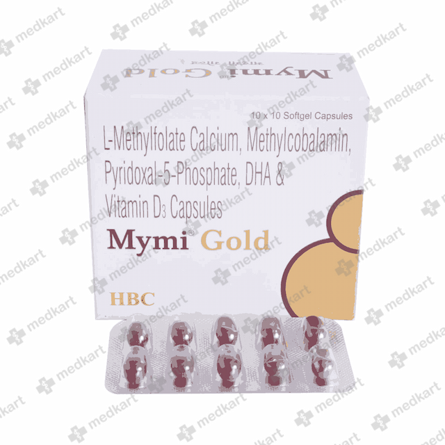 MYMI GOLD CAPSULE 10'S