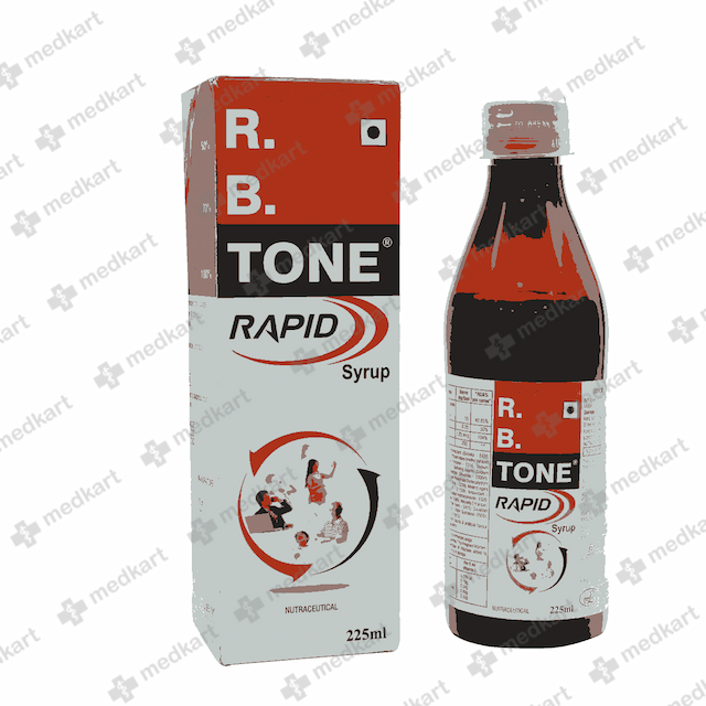 R B TONE RAPID SYRUP 225 ML