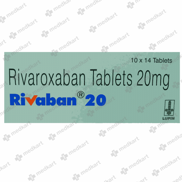 RIVABAN 20MG TABLET 10'S