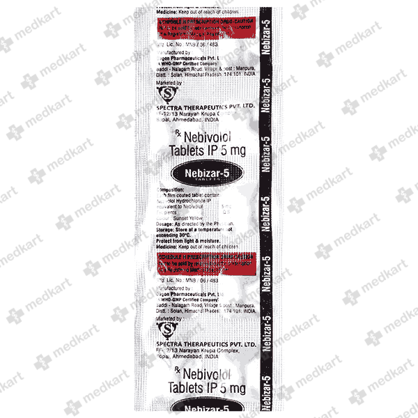 NEBIZAR 5MG TABLET 10'S