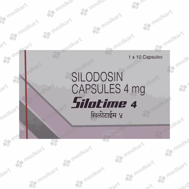 SILOTIME 4MG CAPSULE 10'S