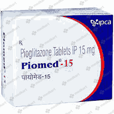 PIOMED 15MG TABLET 10'S