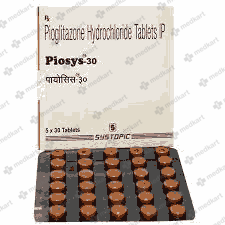 PIOSYS 30MG TABLET 30'S