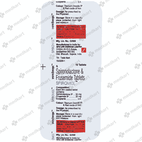 SPIROMIDE TABLET 10'S