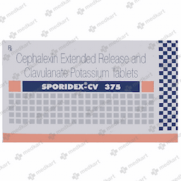 SPORIDEX CV 375MG TABLET 10'S