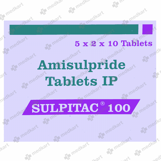 SULPITAC 100MG TABLET 10'S