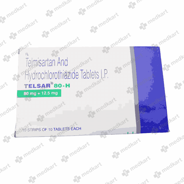 TELSAR H 80MG TABLET 10'S