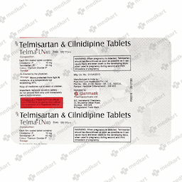 TELMA LN 40MG TABLET 15'S