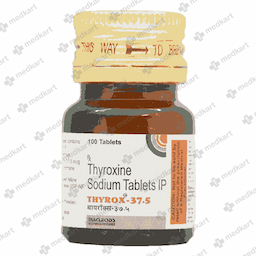 THYROX 37.5MCG TABLET 100'S