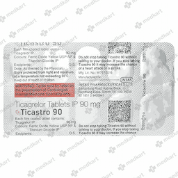 TICASTRO 90MG TABLET 10'S