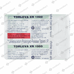 TORLEVA XR 1000MG TABLET 10'S