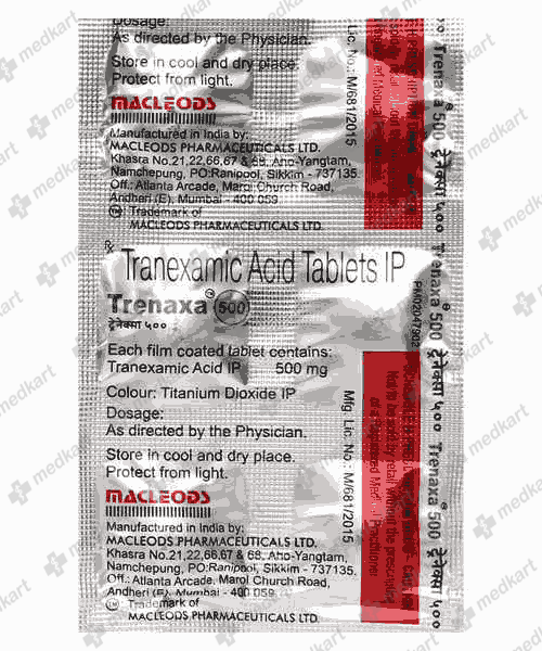 TRENAXA 500MG TABLET 10'S