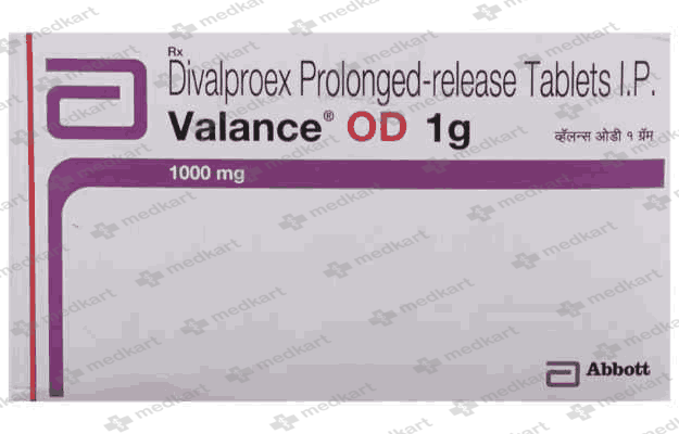 VALANCE OD 1000MG TABLET 15'S