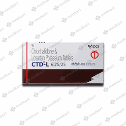 CTD L 6.25/25MG TABLET 10'S