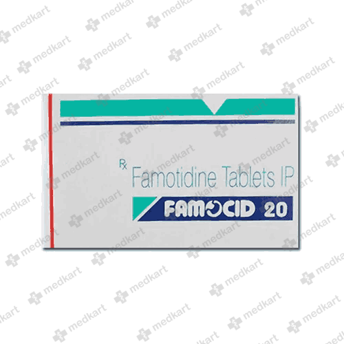 FAMOCID 20MG TABLET 14'S