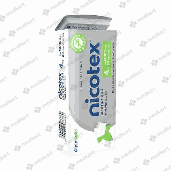 NICOTEX 4MG TABLET 29'S