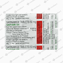 SAFION 50MG TABLET 10'S