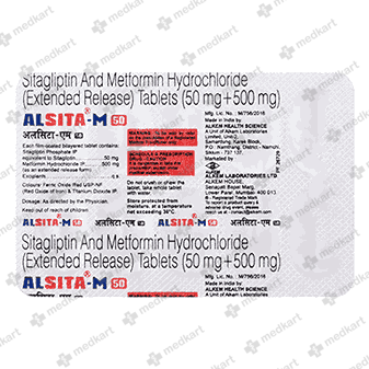 ALSITA M 50MG TABLET 10'S