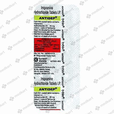 ANTIDEP 25MG TABLET 10'S