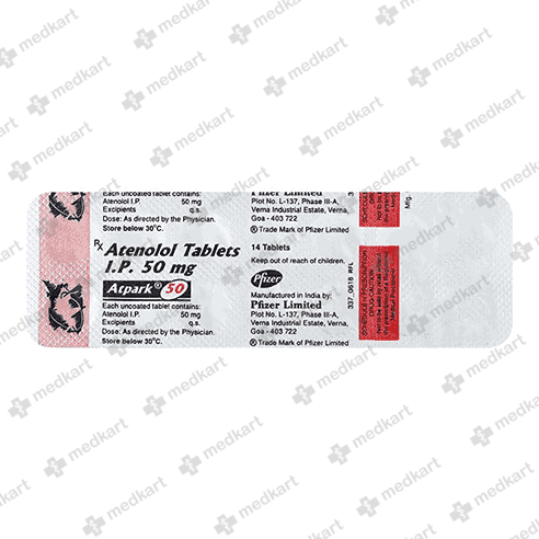 ATPARK 50MG TABLET 14'S