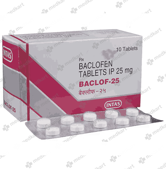 BACLOF 25MG TABLET 10'S