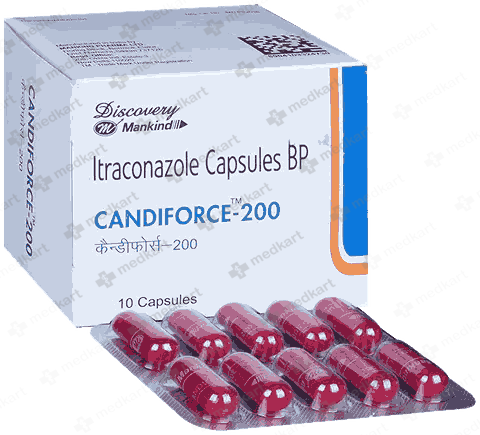 CANDIFORCE 200MG CAPSULE 10'S