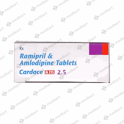 CARDACE AM 2.5/5MG TABLET 15'S