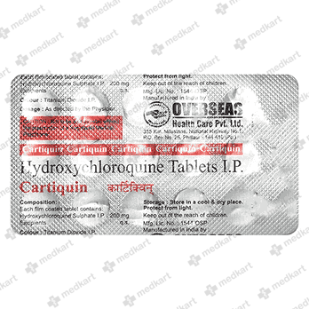 CARTIQUIN 200MG TABLET 15'S