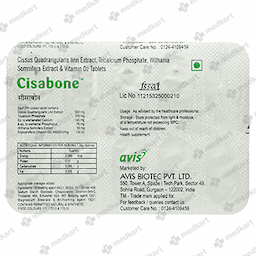 CISABONE TABLET 10'S