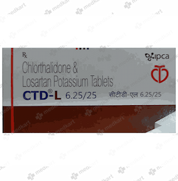 CTD L 6.25/25MG TABLET 15'S