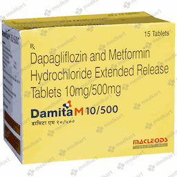 DAMITA M 10/500MG TABLET 15'S