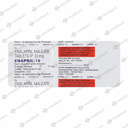 ENAPRIL 10MG TABLET 10'S