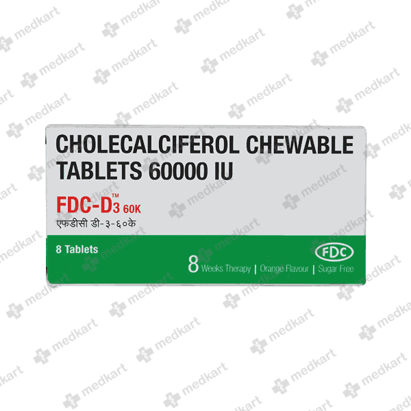 FDC D3 60K TABLET 8'S