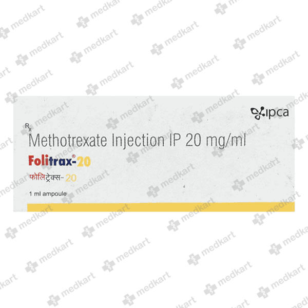 FOLITRAX 20MG INJECTION 1 ML