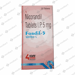 FORDIL 5MG TABLET 20'S