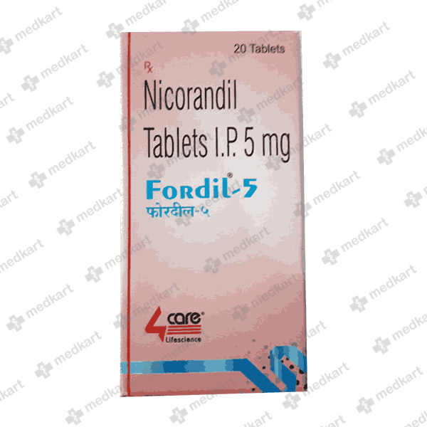 FORDIL 5MG TABLET 20'S