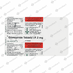 GLADOR 2MG TABLET 15'S