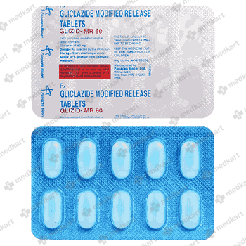 GLIZID MR 60MG TABLET 10'S