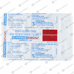 GLYCIPHAGE G 2MG FORTE TABLET 10'S