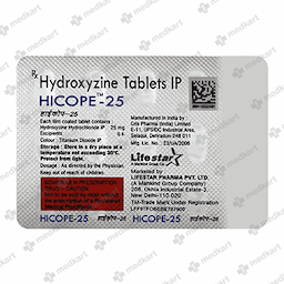 HICOPE 25MG TABLET 15'S