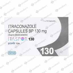 ITASPOR 130MG CAPSULE 10'S