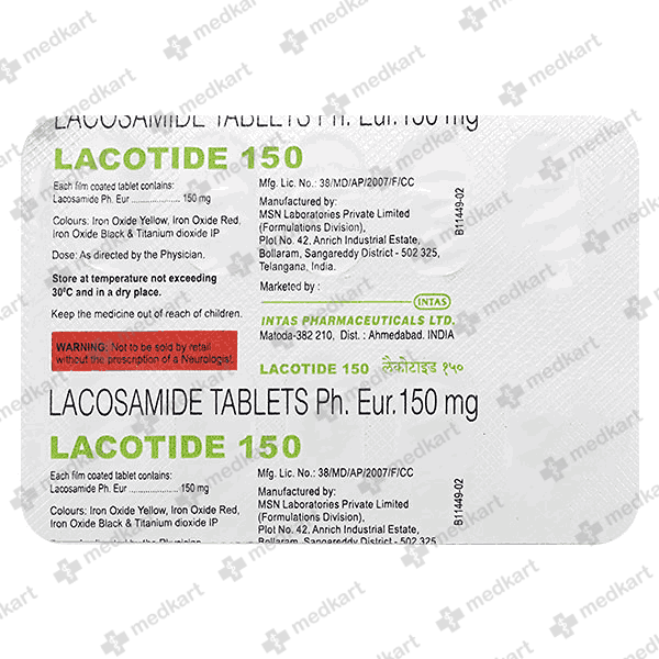 LACOTIDE 150MG TABLET 10'S