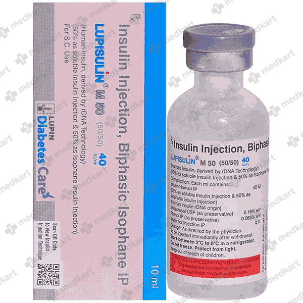 LUPISULIN M 50/50 40IU VIAL 10 ML