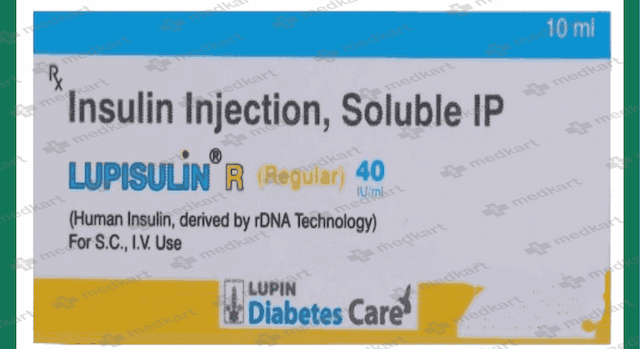 LUPISULIN R 40IU VIAL 10 ML