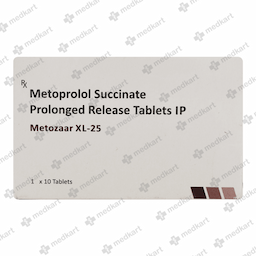 METOZAAR XL 25MG TABLET 10'S