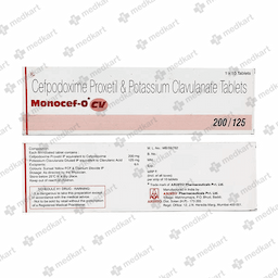 MONOCEF O CV 200MG TABLET 10'S