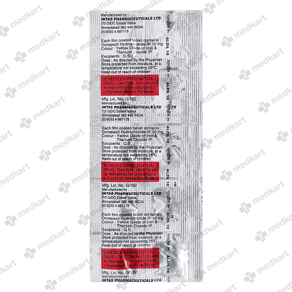 ALZIL 10MG TABLET 10'S